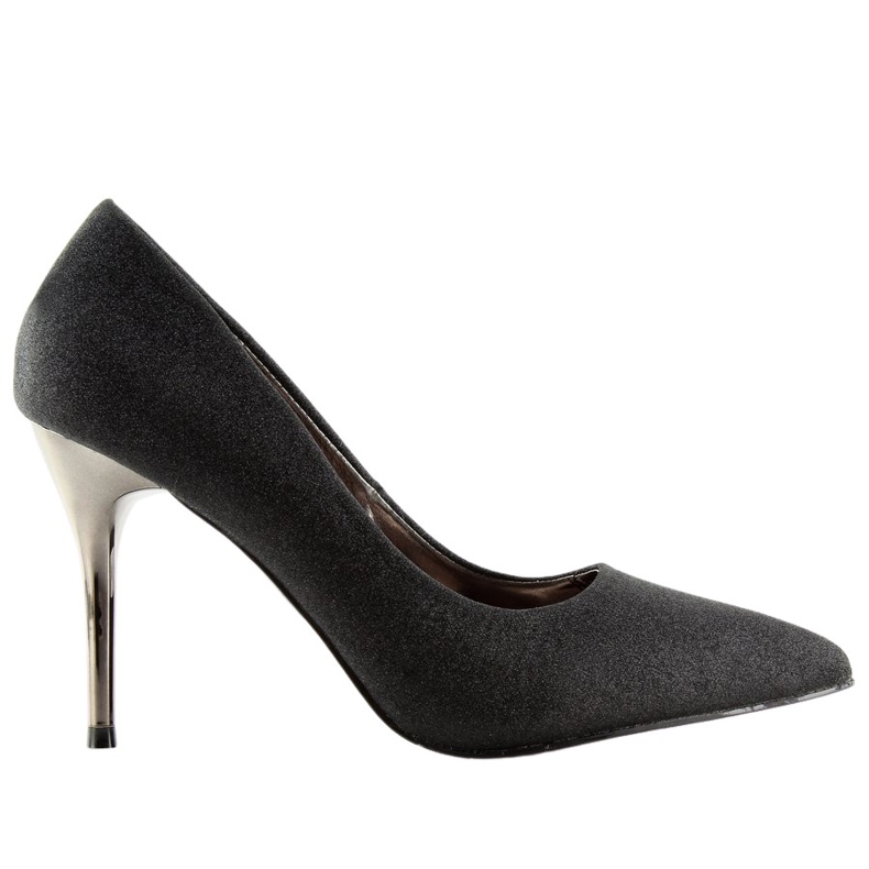 Iridescentne igle od crnog ombrea LE053P Crna