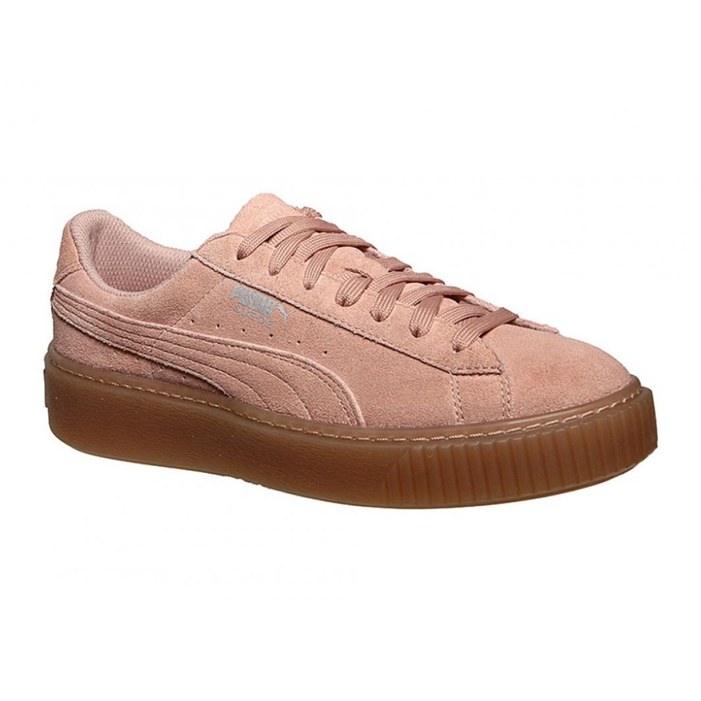 Puma Suede Platform Jewel Jr 365131 01 bež ružičasta