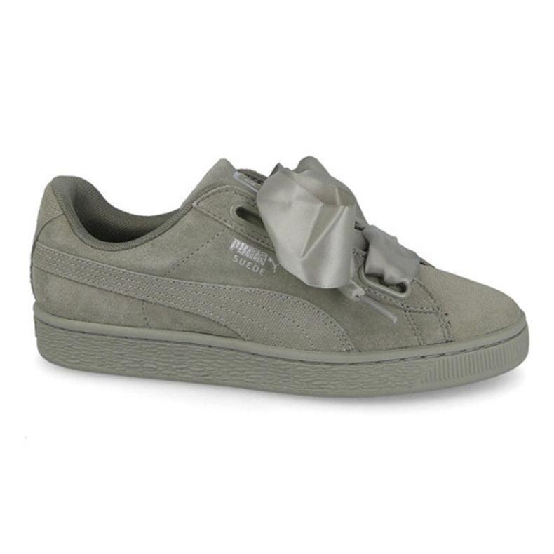 Puma Suede srce šljunak W 365210 02 zelena