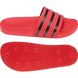 Adidas Originals Adilette slajdovi U CQ3098 crna crvena