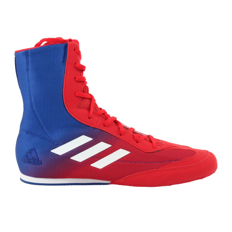 Boks cipele adidas Box Hog Plus plavo-crvena plava