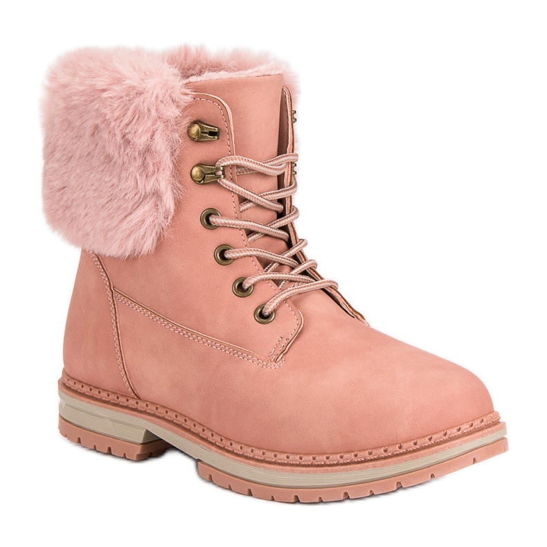 SDS Ružičasti hvatači s krznom ružičasta