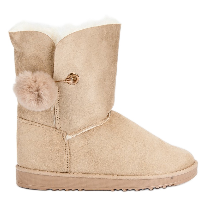 Mukluki s ovčjom kožom smeđa