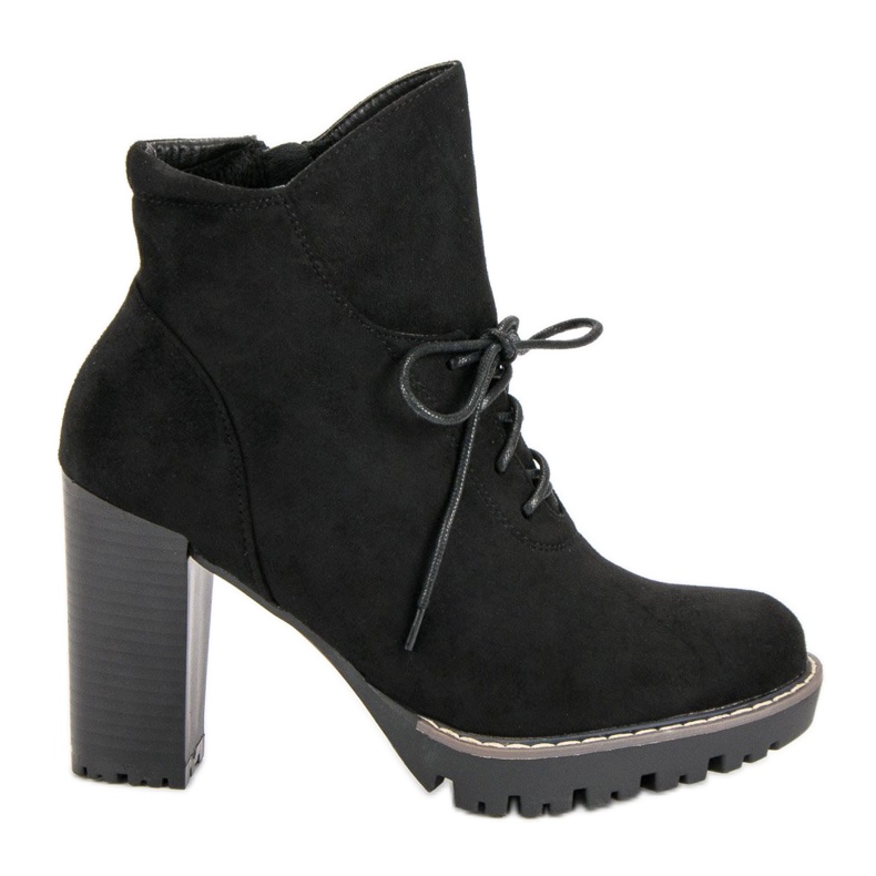 Nio Nio Modni čizme na platformi crno