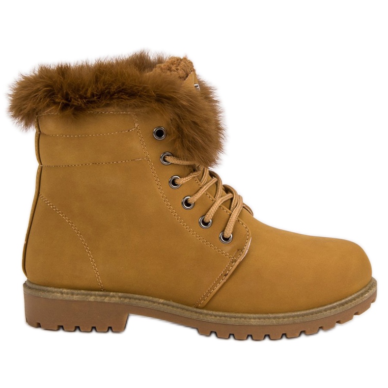 Queentina Kamilice sa krznom smeđa