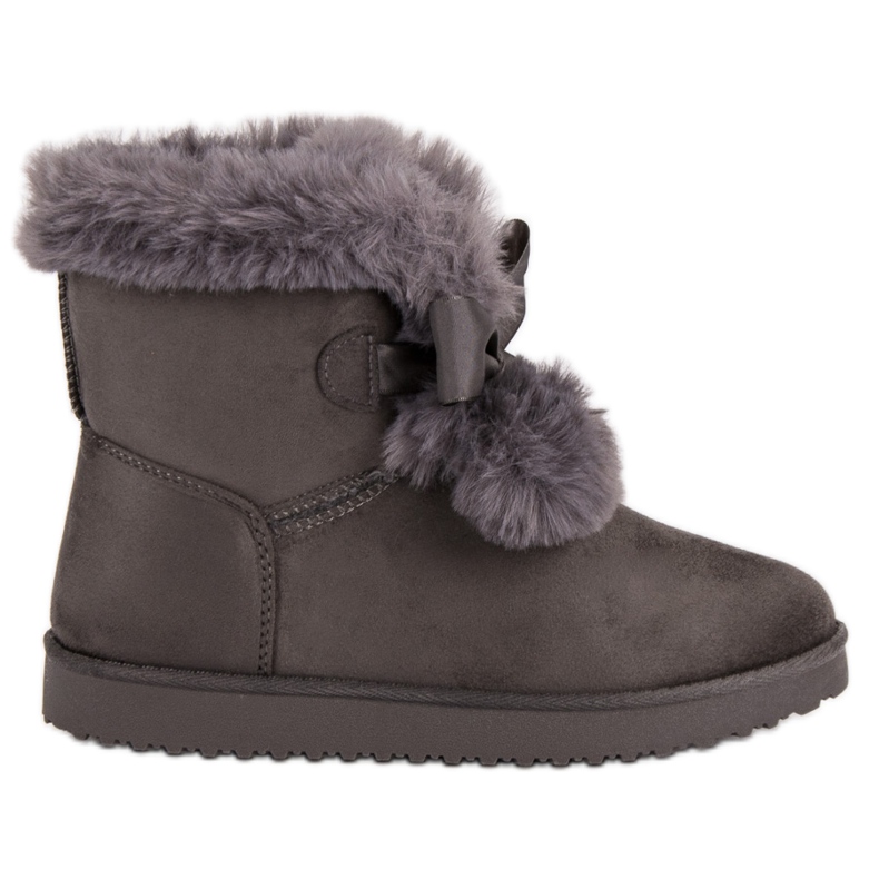 Modni sivi mukluki siva