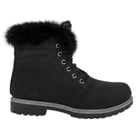 Queentina Crni hvatači s krznom crna