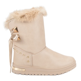 Super Me Modne čizme za modu smeđa