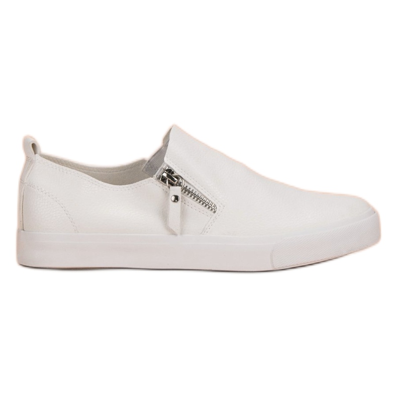 Tenisice s patentnim zatvaračem bijela