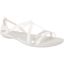 Crocs Isabella Strappy Sandal Oyster Pearl White bijela
