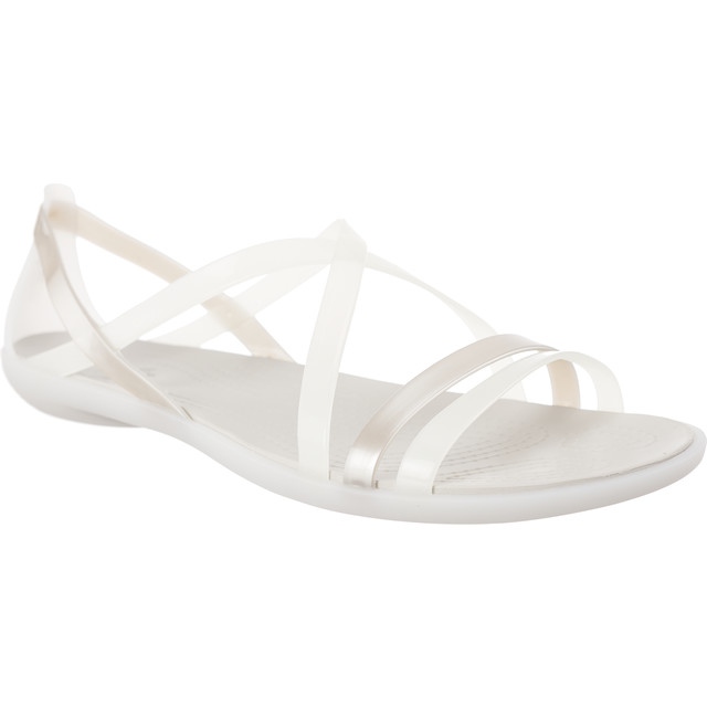 Crocs Isabella Strappy Sandal Oyster Pearl White bijela