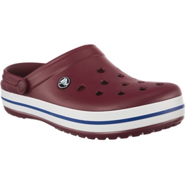Crocs Crocband granat bijeli višebojan