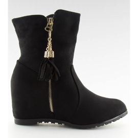 Crne čizme za gležnjeve AB02-36 crne crno