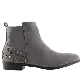 Sive čizme Jodhpur MB188-112 Sivo siva