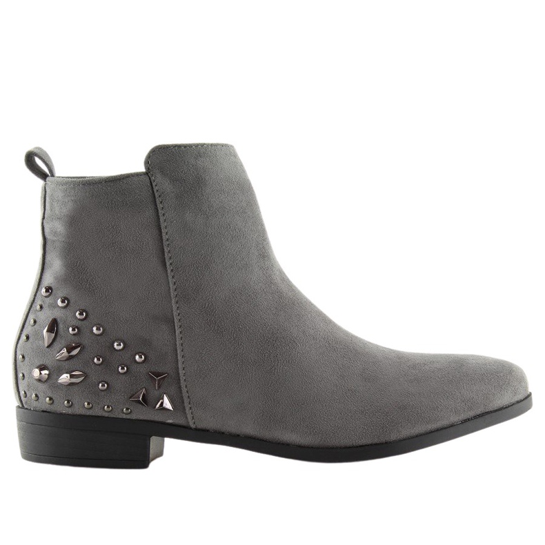 Sive čizme Jodhpur MB188-112 Sivo siva