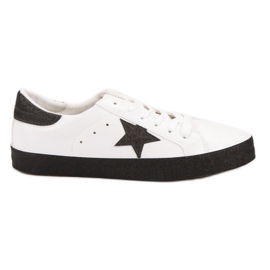 Modne niske tenisice bijela crna