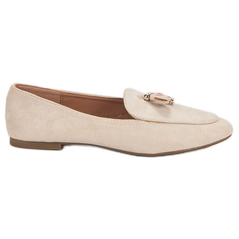 Small Swan Glitter mokasine ružičasta