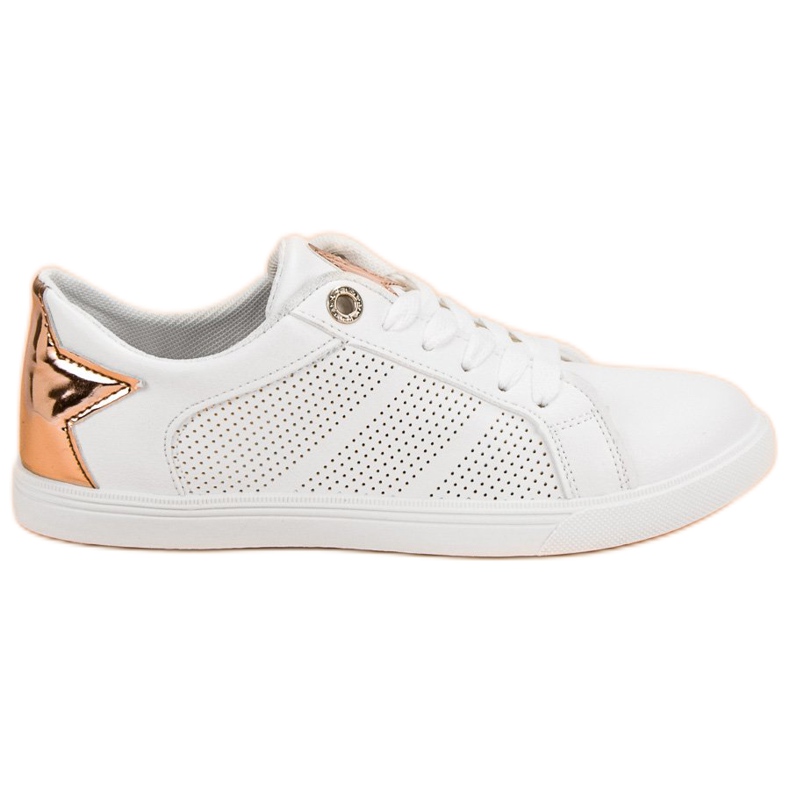 Niske sportske cipele bijela žuta boja