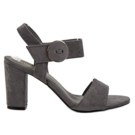 Sive sandale na baru VINCEZA siva