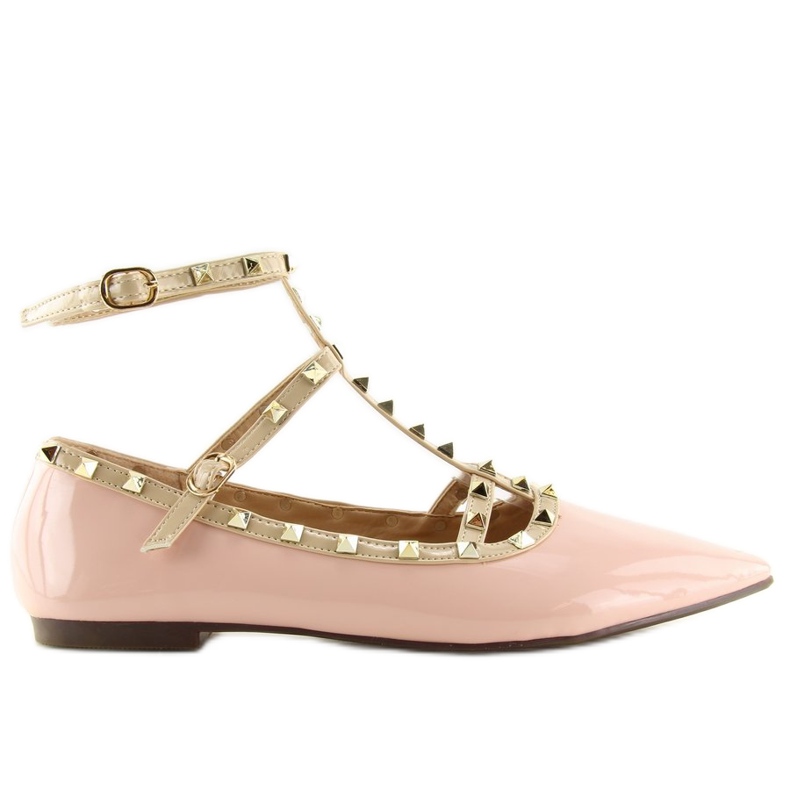 Balerine s ružičastim klinčićima 127-12 ružičaste ružičasta