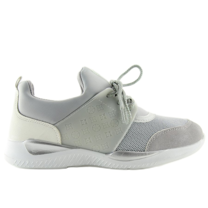 Ultra svijetlo sive sportske cipele BY-069 Grey siva