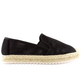 Crne ženske espadrile 6602 Crne crna