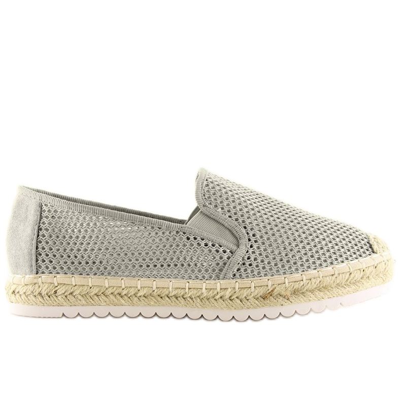 Sive espadrile za žene 6602 sive siva
