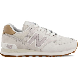 New Balance Wl574lcc Svjetlo litica siva s laganim kašmirom smeđa višebojan