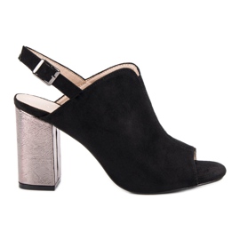 Sandale izgrađene na VINCEZA šanku crna