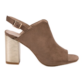 Sandale izgrađene na VINCEZA šanku smeđa