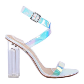 Benzinske sandale 17-26B srebrne siva