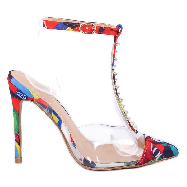 Crpke na prozirnoj raznobojnoj KK06 cvjetnoj tkanini raznobojna