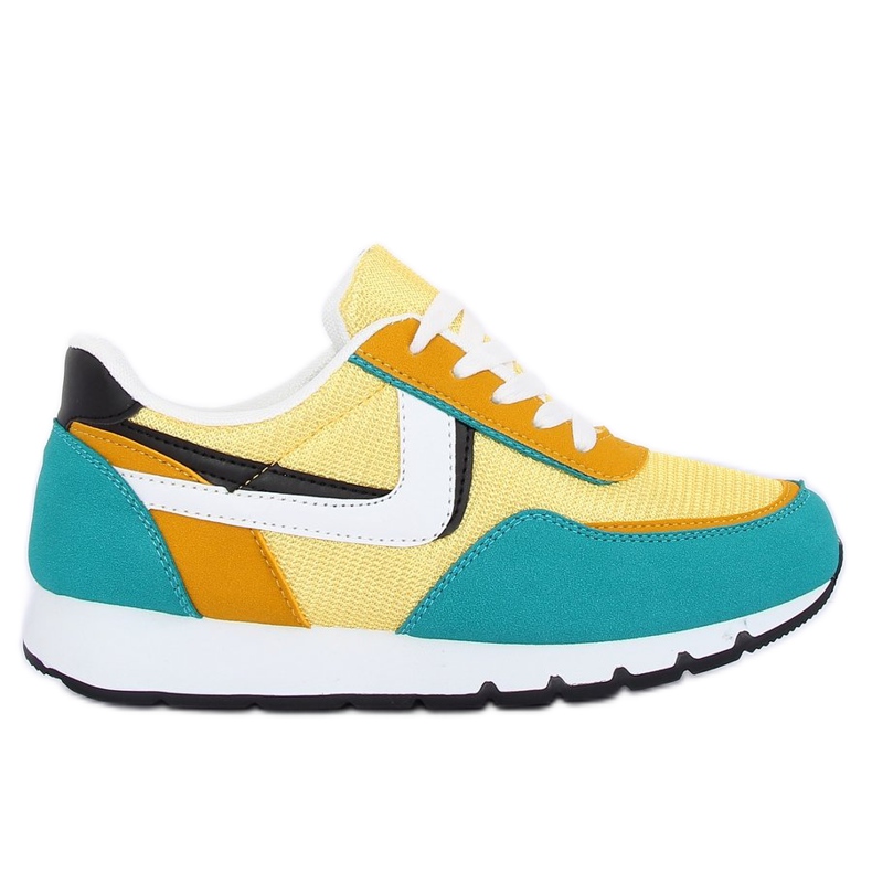 Žuto-tirkizna CB-02 Žuta sportska obuća plava žuta boja