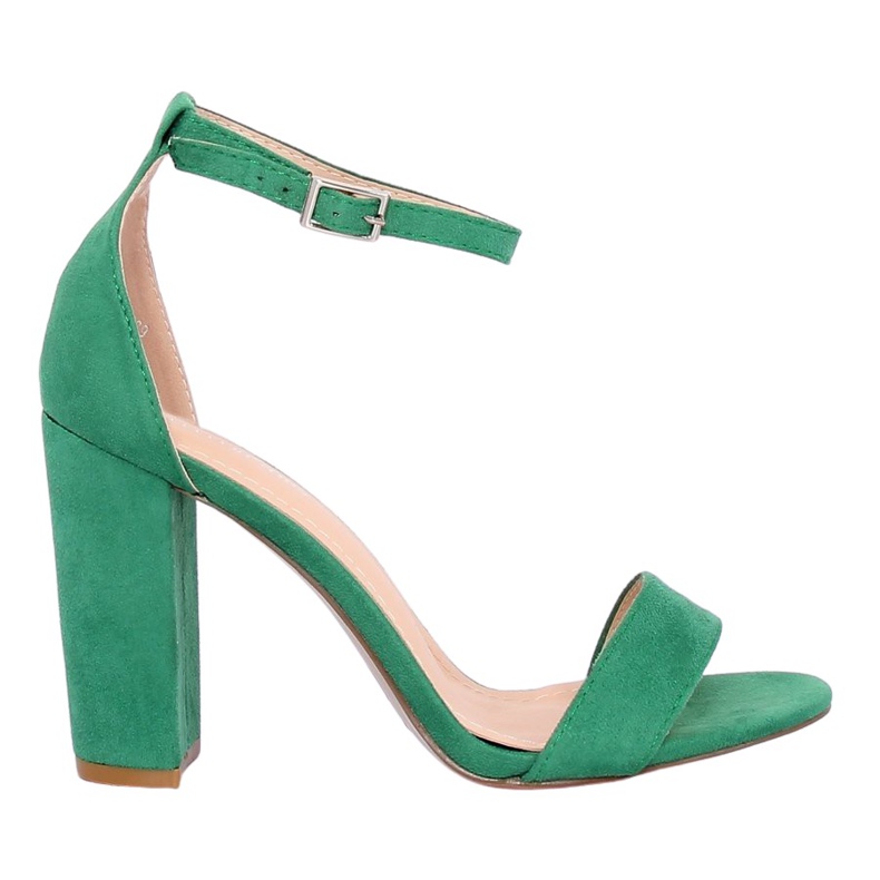 Zelene sandale na stupu Y2385-27 Zelene zelena