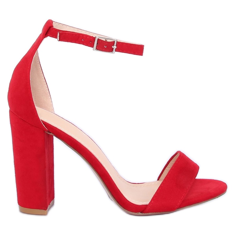 Sandale na stupu crvene Y2385-27 Crvene crvena