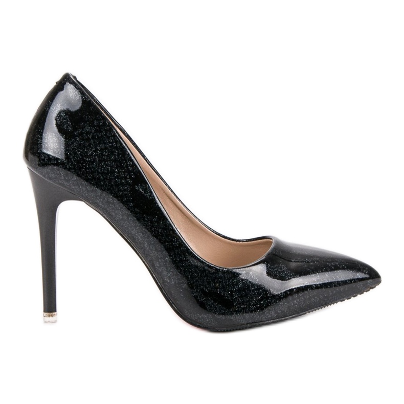 Elegantne crne štikle crno