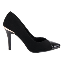 W. Potocki Elegantne crne štikle crna