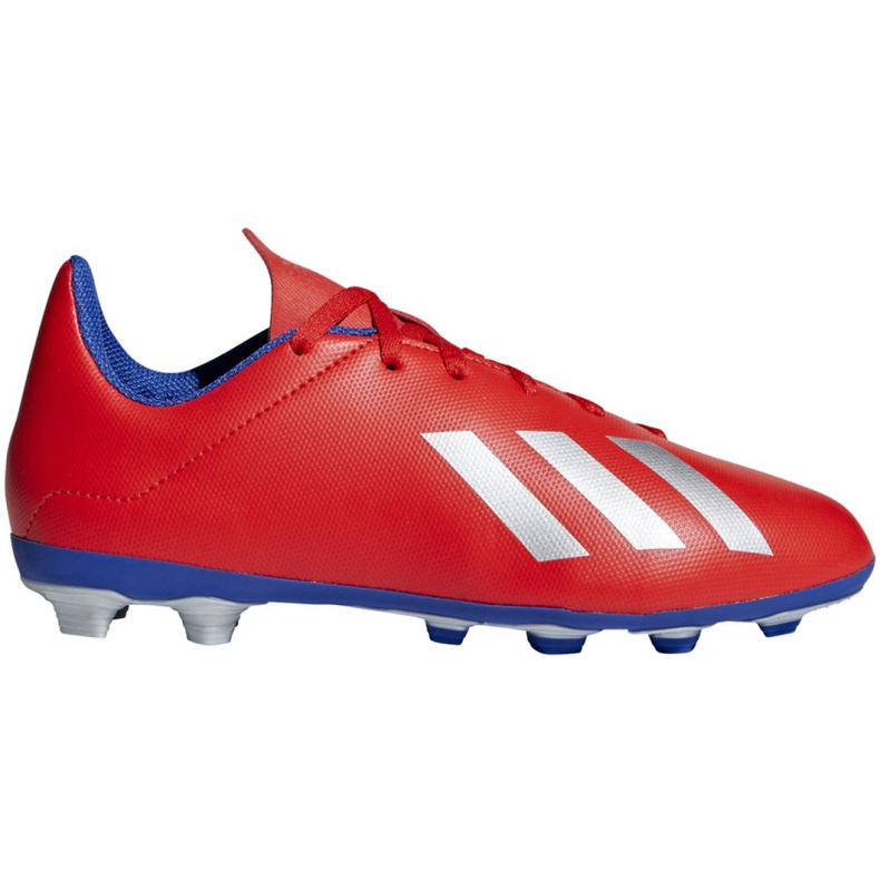 Kopačke Adidas X 18.4 FxG Jr BB9379 raznobojna naranče i crvene