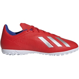 Kopačke Adidas X 18.4 Tf M BB9413 višebojan crvena