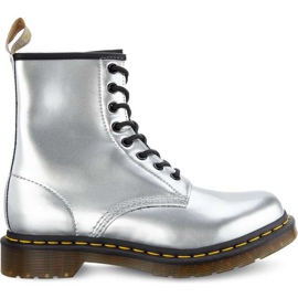Dr. Martens 1460 Vegan Chrome Silver siva