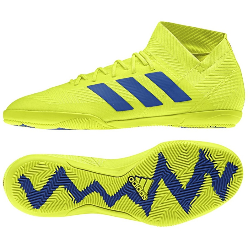 Unutarnje cipele adidas Nemeziz 18.3 U M BB9461 žuta boja žuta boja