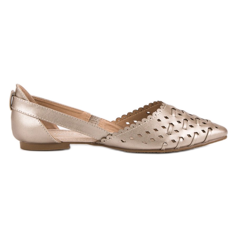 Elegantne VINCEZA balerine žuta boja