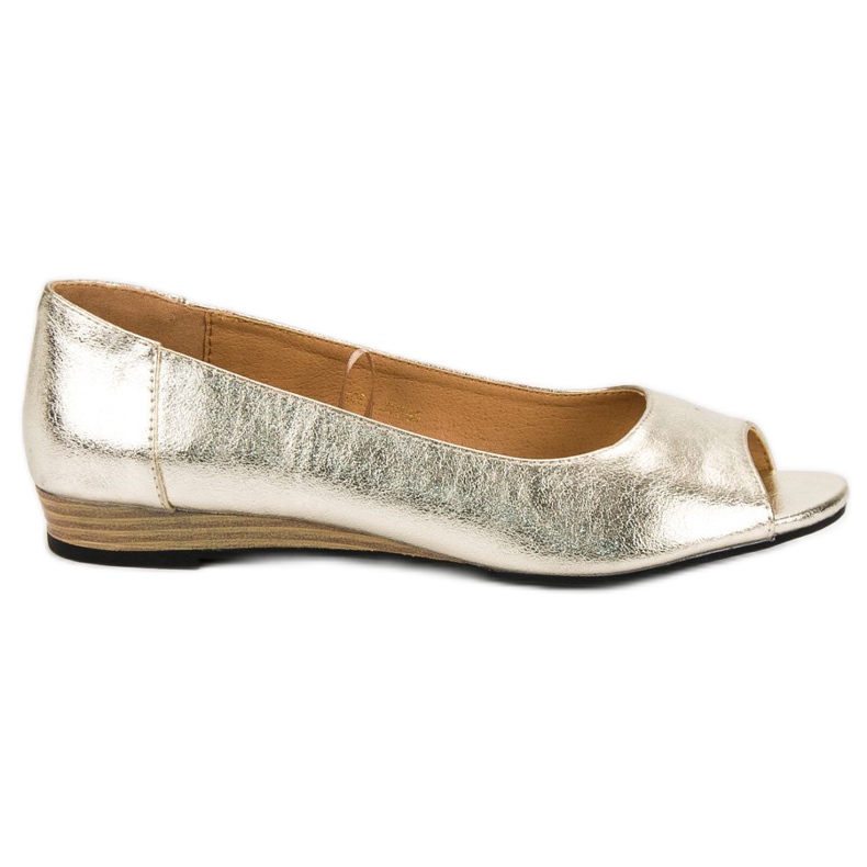 VINCEZA balerine s otvorenim prstima žuta boja