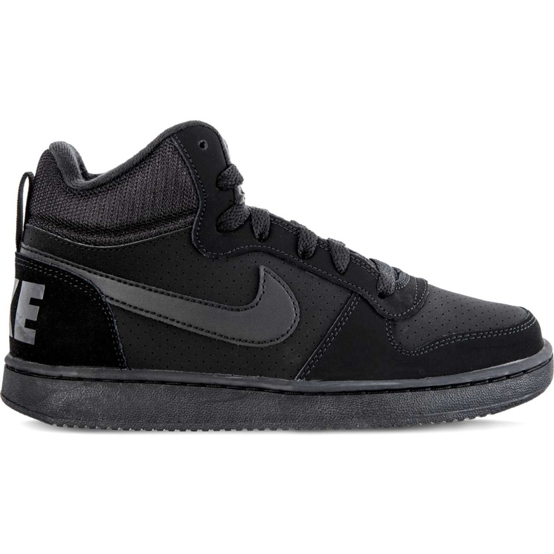 Nike Court Borough Mid Gs 839977 001 crno