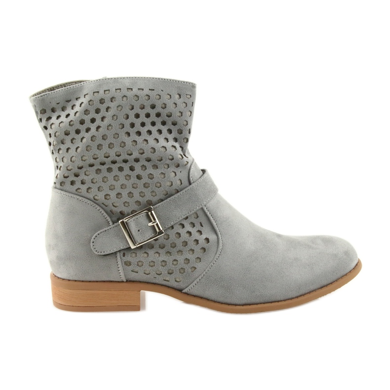 M.Daszyński Sive antilop sive ženske ženske čizme SA142 siva