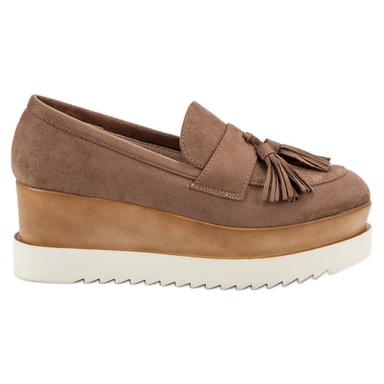 Corina Mokasine smeđeg klina smeđa