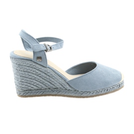 Big Star sandale espadrile 274A170 plave smeđa plava