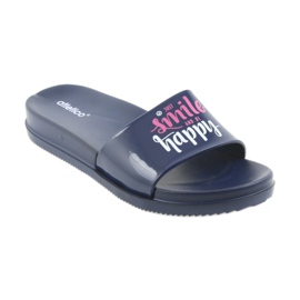 Sretne Atletico ženske tamnoplave papuče bijela ružičasta tamnoplava