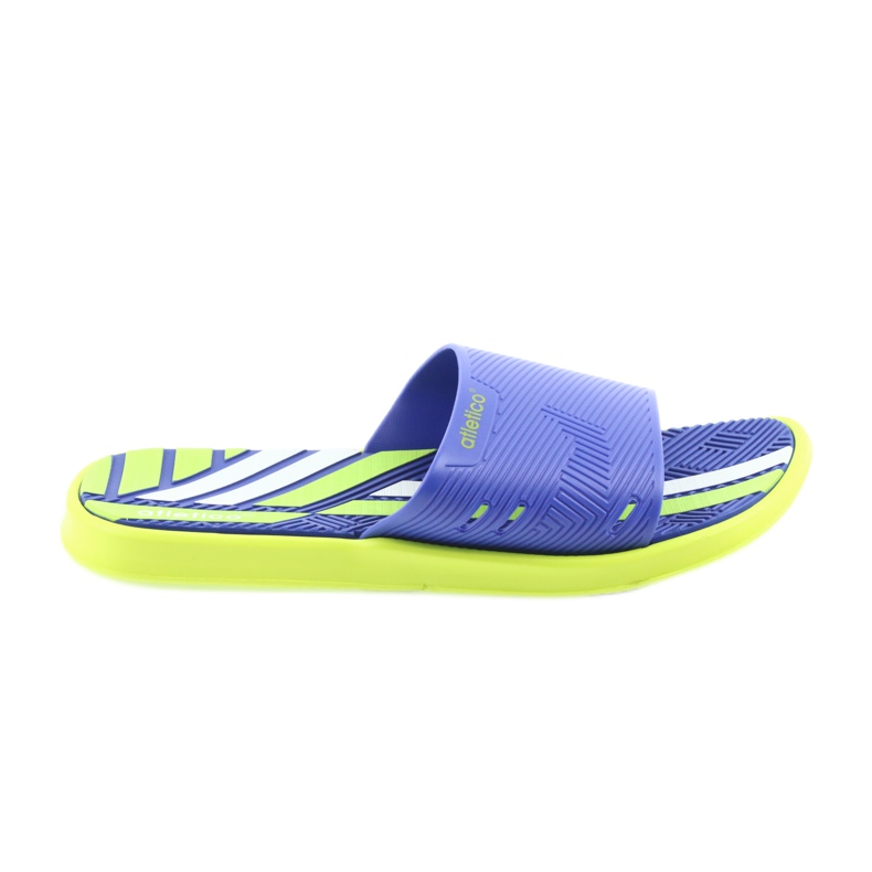Muške papuče za bazen s vapnom Atletico plava zelena