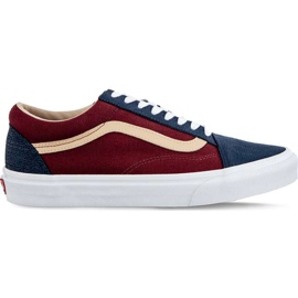 Vans Stari Skool Vmn Teksturirani Suede mornarski plavi port višebojan